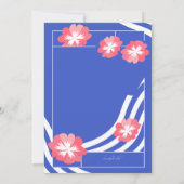 すばらしいプールのパーティの招待状 招待状 (裏面)