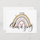 すばらしいポジティブ ポストカード (正面/裏面)