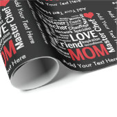 すばらしいマルチタスクコック長のお母さんの母の日 ラッピングペーパー (ロールコーナー)