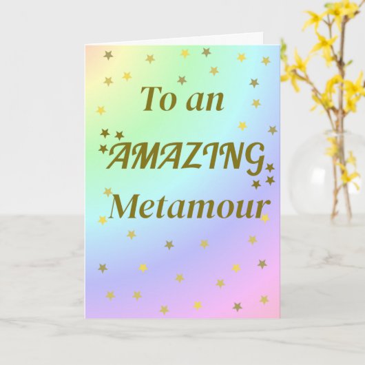 すばらしいメタモア カード (黄色い花)