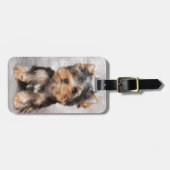 すばらしいヨークシャーテリア ラゲッジタグ (正面横)