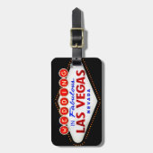 すばらしいラスベガスの行先の結婚式の結婚 ラゲッジタグ (正面縦)
