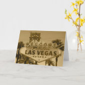 すばらしいラスベガスへようこそ カード (黄色い花)