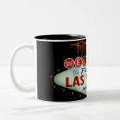 すばらしいラスベガス-ネバダへようこそ ツートーンマグカップ (左)