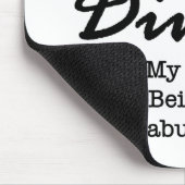 "すばらしいワインの花型女性歌手" マウスパッド (コーナー)