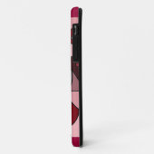 すばらしいワインのCarafeおよびガラスの抽象美術 Case-Mate iPhoneケース (裏面/左)