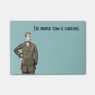 すばらしいヴィンテージの人 ポストイット