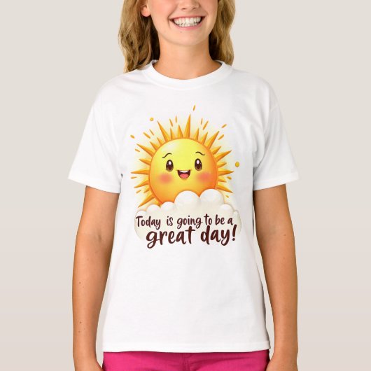 すばらしい一日になる Tシャツ (正面)