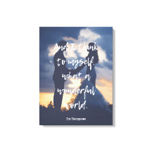 すばらしい世界よ フォト