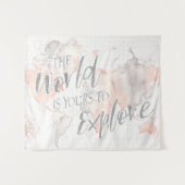 すばらしい世界I タペストリー (正面(横))