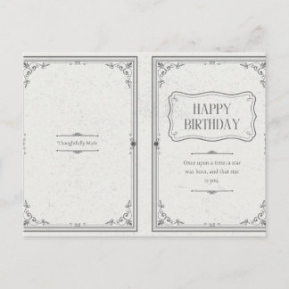 すばらしい人に贈る誕生日おめでとう ポストカード