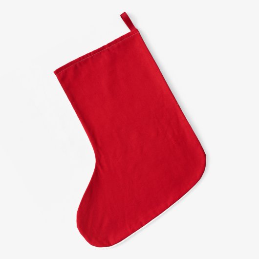 すばらしい仏 ラージクリスマスストッキング (裏面 (吊り時))