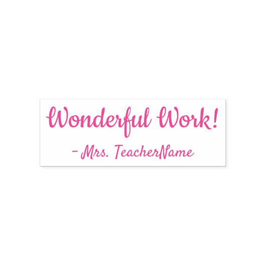 「すばらしい仕事だ！」 マーキングゴム印 セルフインキングスタンプ (デザイン)