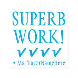 「すばらしい仕事だ！」 割り当てマーキングのラバースタンプ セルフインキングスタンプ