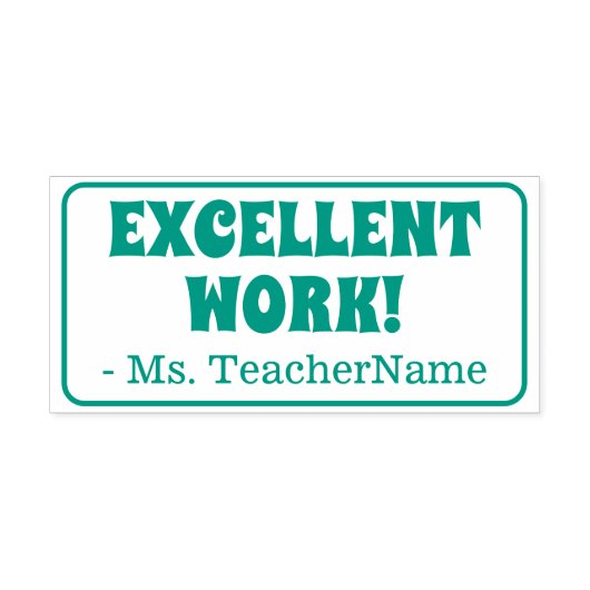 「すばらしい仕事だ!」 確認用ゴム印 セルフインキングスタンプ (デザイン)