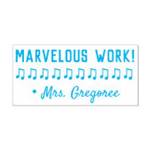 「すばらしい仕事だ!」 確認用ゴム印 セルフインキングスタンプ (デザイン)