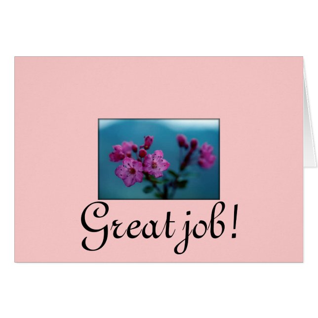 すばらしい仕事 (正面横)