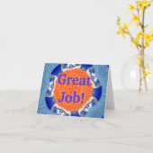 すばらしい仕事! カード (黄色い花)