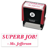 「すばらしい仕事！」 グレーディング用ゴム印 セルフインキングスタンプ (インサイチュ)