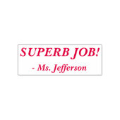 「すばらしい仕事！」 グレーディング用ゴム印 セルフインキングスタンプ (デザイン)