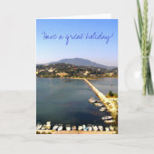 すばらしい休日を過して下さい! カード (正面)