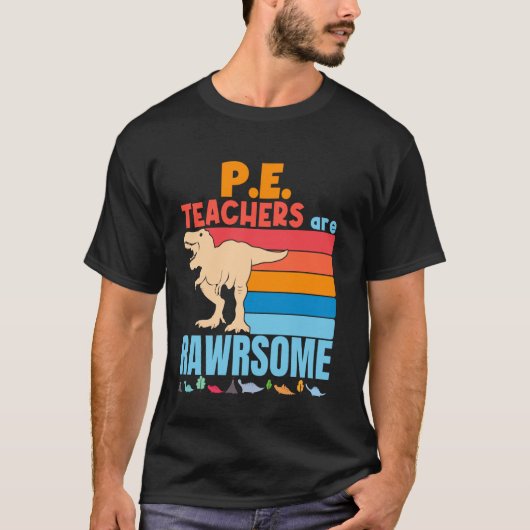 すばらしい体育の先生 幼稚園の体育教師 D Tシャツ (正面)