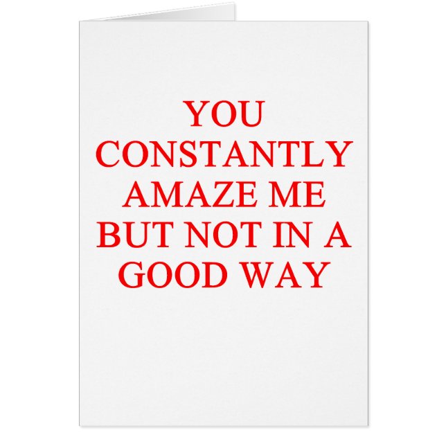 すばらしい侮辱 (正面)