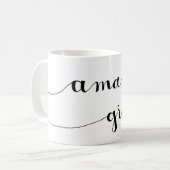 すばらしい優美のコーヒー・マグ コーヒーマグカップ (正面左)