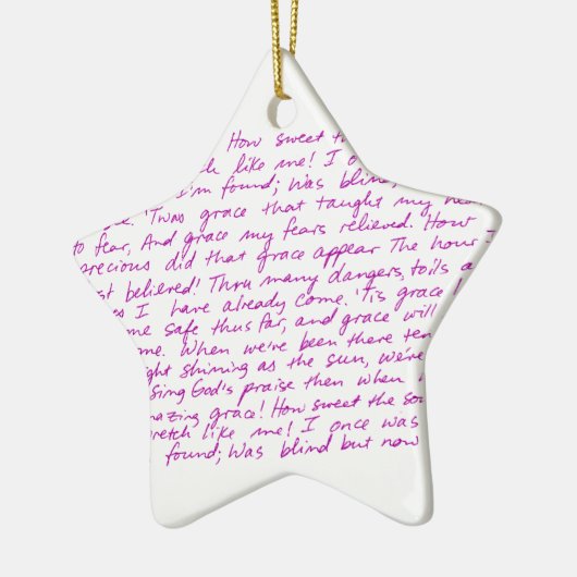 すばらしい優美の手書きの叙情詩 セラミックオーナメント (左)