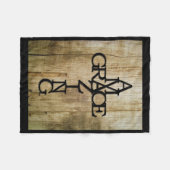 すばらしい優美 フリースブランケット (正面(横))