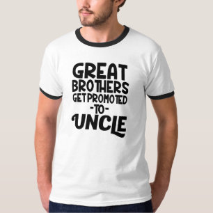 すばらしい兄弟は叔父さんにFunny Men促進されて得ます Tシャツ