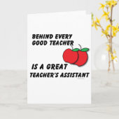 すばらしい先生の助手 カード (黄色い花)