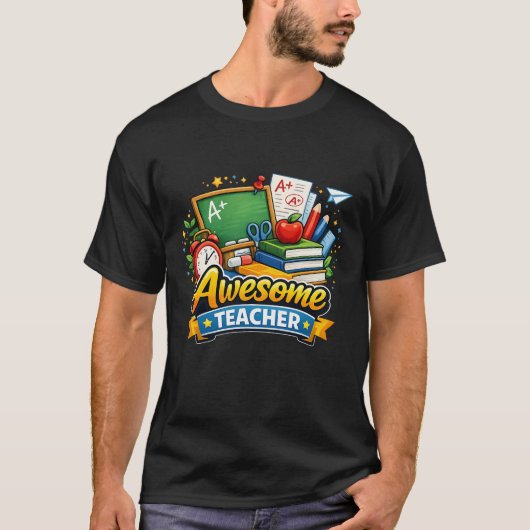 すばらしい先生への感謝 Tシャツ (正面)