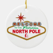 すばらしい北極(ベガスの印)への歓迎 セラミックオーナメント (裏面)