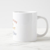 すばらしい医療受付嬢の顔 ジャンボコーヒーマグカップ (右)