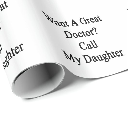 すばらしい博士がほしいと思って下さいCall My Daughter ラッピングペーパー (ロールコーナー)