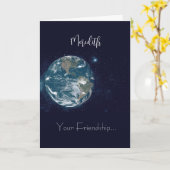 すばらしい友情のグリーティングカード カード (黄色い花)