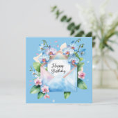 すばらしい友達への誕生日お祝いカード シーズンカード (スタンド正面)