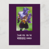 すばらしい夕食をありがとうございました！ ポストカード (正面)