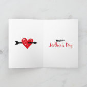 すばらしい奥さん すばらしいお尻 面白い母の日 招待状 (内部)