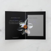 すばらしい女性および母悔やみや弔慰カード カード (内部)