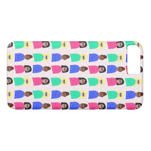 すばらしい女性- iphone 7 plus/8と Case-Mate iPhoneケース (裏面(横))