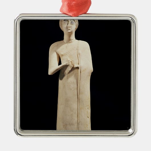 すばらしい女神の彫像は、からAsmarを告げます メタルオーナメント (正面)