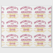 すばらしい姉妹 ラッピングペーパー (フラット)