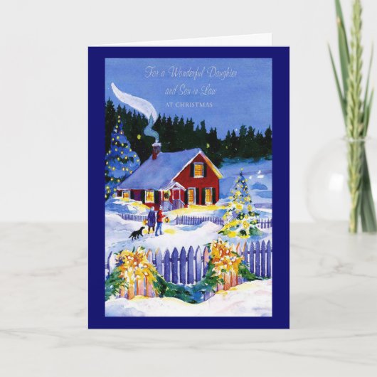 すばらしい娘および義理の息子のため シーズンカード (正面)