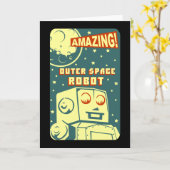 すばらしい宇宙のロボット カード (黄色い花)