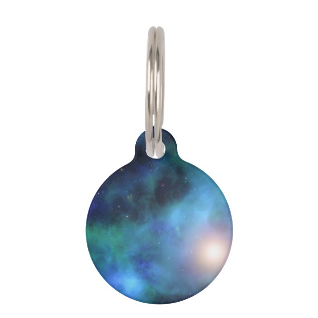 すばらしい宇宙 ペット　ネームタグ (正面)