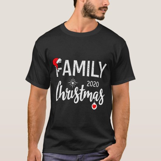 すばらしい家族のクリスマス 2020 Tシャツ (正面)