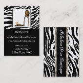 すばらしい小剣のぽっちゃりした名刺 名刺 (正面/裏面)