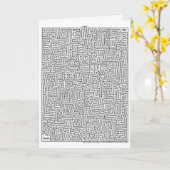 すばらしい当惑! マヤの1つの挨拶状 カード (黄色い花)